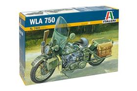 Kit de modelo de plástico Italeri Harley Davidson WLA 750 WWII 1:9