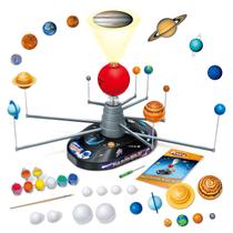 Kit de modelo de sistema solar Playz Premium com motor e projetor