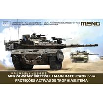 Kit De Modelo Em Escala 1/72 Do Tanque De Batalha Principal Israelense Merkava Mk.4M Com Troféu APS