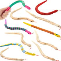 Kit de modelo flexível Wooden Craft Snakes Gejoy de 30 cm