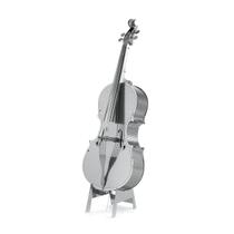 Kit de Modelos 3D Metal Earth - Violino Baixo de Metal