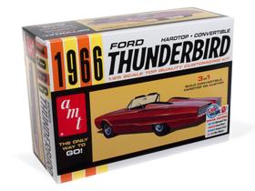 Kit de modelos AMT 1966 Ford Thunderbird com capota rígida/conversível 1:25