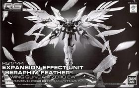 Kit de modelos Bandai RG 1/144 Wing Gundam Zero EW com Seraphim Kit de modelos Bandai RG 1/144 Wing Gundam Zero EW com Seraphim