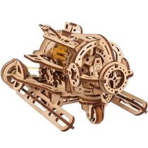 Kit de modelos de madeira UGEARS Steampunk Submarine com 200 unidades