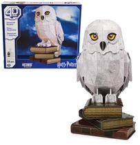 Kit de modelos de quebra-cabeça 3D de 118 peças Harry Potter Hedwig 4D Build