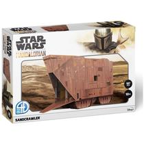 Kit de modelos em papel 4D Cityscape Star Wars Mandalorian Sandcrawler