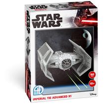 Kit de modelos em papel 4D Cityscape Star Wars TIE Advance x1 Fighter