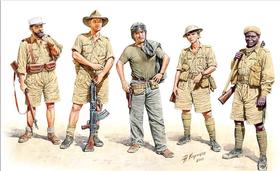 Kit de modelos em plástico Master Box Allied Forces WW II 1/35