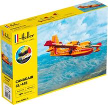 Kit de modelos heller canadair cl-415 em escala 1/72 108 peças