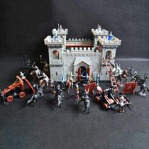 Kit de modelos Medieval Castle Toy Tookie com cavaleiros e soldados