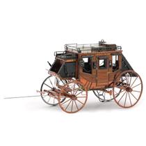 Kit de modelos Metal Earth Wild West Stagecoach Modelo de metal 3D