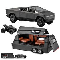 Kit de modelos: Pickup Trailer RV, escala 1/32, brinquedo de metal fundido