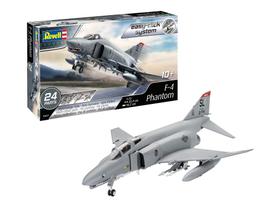 Kit de modelos Revell F-4 Phantom (fácil de clicar) cinza 03651