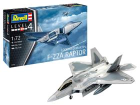 Kit de modelos Revell Lockheed Martin F-22A Raptor em escala 1:72 Kit de modelos Revell Lockheed Martin F-22A Raptor em escala 1:72
