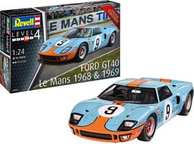 Kit de modelos Revell Vell 07696 Ford GT 40 Le Mans 1968 1:24 Kit de modelos Revell Vell 07696 Ford GT 40 Le Mans 1968 1:24