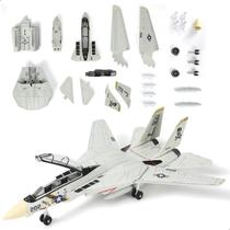 Kit de modelos SEBUNAS F-14 Tomcat Fighter Jet em escala 1:72 com suporte