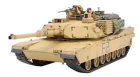 Kit de modelos Tamiya Models M1A2 Abrams em escala 1/35 com figuras