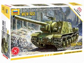 Kit de modelos Zvezda 5054-1/72 Destruidor de tanques soviético ISU-122