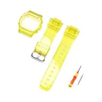 Kit De Modificação De Pulseira E Bezel Transparente Em TPU Para Relógios Casio G-SHOCK DW5600