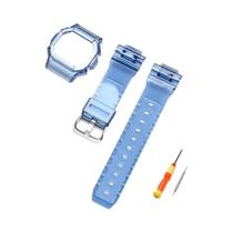 Kit De Modificação De Pulseira E Bezel Transparente Em TPU Para Relógios Casio G-SHOCK DW5600