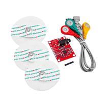 Kit de módulo sensor ECG para Arduino, medição ECG, pulso, coração, monitoramento ECG EGBO Kit de módulo sensor ECG para Arduino, medição ECG, pulso, coração, monitoramento ECG EGBO