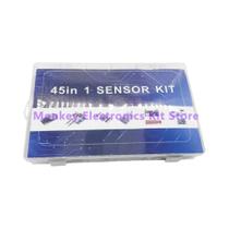 Kit De Módulos De Sensores 45 Em 1 Para Arduino Raspberry Pi DIY KIT R3 MEGA2560 Kit De Módulos De Sensores 45 Em 1 Para Arduino Raspberry Pi DIY KIT R3 MEGA2560
