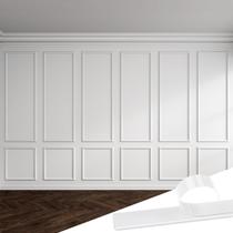 Kit de moldagem de parede Pangda 3D Premade Accent Wainscoting Panel