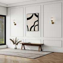 Kit de moldagem de parede Pangda 3D Premade Accent Wainscoting Panel