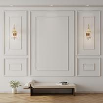 Kit de moldagem de parede Pangda Peel and Stick Premade Wainscoting