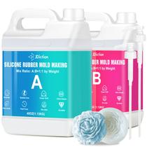 Kit de Molde de Silicone JDiction 2,27 kg de Cura Rápida e Borracha Macia Kit de Molde de Silicone JDiction 2,27 kg de Cura Rápida e Borracha Macia