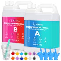 Kit de Molde de Silicone JDiction 4,7 L de Cura Rápida e Borracha Elástica