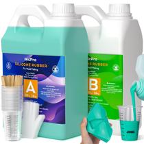 Kit de molde de silicone Nicpro 7,8 kg seguro para alimentos, flexível, 20A Kit de molde de silicone Nicpro 7,8 kg seguro para alimentos, flexível, 20A