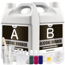 Kit de Molde de Silicone Vividye 170 oz de Borracha Translúcida Kit de Molde de Silicone Vividye 170 oz de Borracha Translúcida