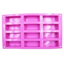 Kit de Molde para Caneta Mall com 12 Cavidades Quadradas para Resina Kit de Molde para Caneta Mall com 12 Cavidades Quadradas para Resina