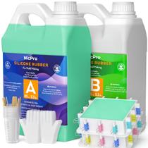 Kit de Moldes de Silicona Nicpro 5.0L 20A Flexible Verde