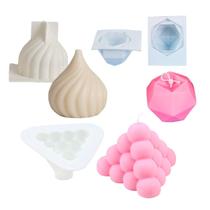 Kit De Moldes De Silicone Para Velas 2