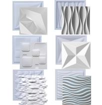 Kit De Moldes Formas Pra Revestimento Gesso 3D E Cimento Fdg