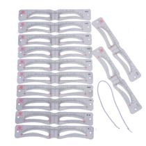 Kit De Moldes Para Sobrancelhas Femininas Com 12 Peças, Ferramenta De Modelagem E Cuidado Rápido