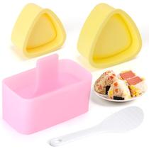 Kit de Moldes para Sushi Serqd 3 Peças para Onigiri e Musubi Kit de Moldes para Sushi Serqd 3 Peças para Onigiri e Musubi