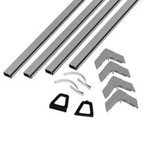 Kit de moldura de tela PHIFER 48 x 0,8 cm Aluminium Mill Grey