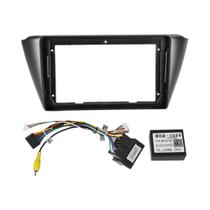 Kit De Moldura Para Rádio De Carro 2 DIN De 9 Polegadas Para Skoda Fabia 3 III 2015-2019 Com Cabo De Kit De Moldura Para Rádio De Carro 2 DIN De 9 Polegadas Para Skoda Fabia 3 III 2015-2019 Com Cabo De