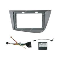 Kit De Moldura Para Rádio De Carro Leon 2 Altea XL 2005-2015, Painel De 9 Polegadas Para Multimídia Kit De Moldura Para Rádio De Carro Leon 2 Altea XL 2005-2015, Painel De 9 Polegadas Para Multimídia