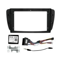 Kit De Moldura Para Rádio Multimídia De 9 Polegadas Para Painel Do Seat Ibiza 2009-2013, Cabo Kit De Moldura Para Rádio Multimídia De 9 Polegadas Para Painel Do Seat Ibiza 2009-2013, Cabo