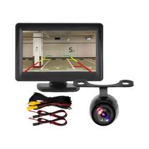 Kit De Monitor De Câmera De Ré Para Carro De 10,92 Cm Para Estacionamento Seguro E Rápido