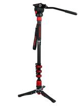 Kit de monopé IFOOTAGE Cobra 3 C180F-P + K5S com cabeça de fluido Kit de monopé IFOOTAGE Cobra 3 C180F-P + K5S com cabeça de fluido