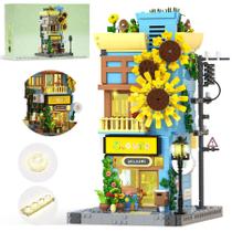 Kit de Montagem BeepZipp Sunflower House 1580 Peças com Luz LED Kit de Montagem BeepZipp Sunflower House 1580 Peças com Luz LED