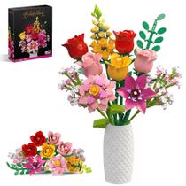 Kit de Montagem de Buquê de Flores Leyic 765 Peças Wildflower Kit de Montagem de Buquê de Flores Leyic 765 Peças Wildflower