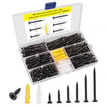 Kit de montagem de parafusos LERNOU 6 Wood com 300 peças autorroscantes