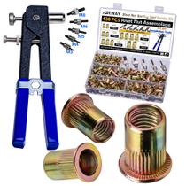 Kit de montagem de porca de rebite ASKWAY 290 unidades com 430 unidades de ferramenta de porca de rebite Kit de montagem de porca de rebite ASKWAY 290 unidades com 430 unidades de ferramenta de porca de rebite