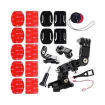 Kit De Montagem De Queixo Para Capacete De Motocicleta Para GoPro Hero 1110 9 8 7 Conjunto De